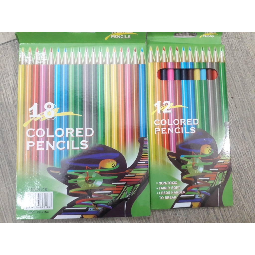 24 cây bút chì màu, chì tô màu