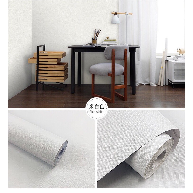Giấy dán tường 10Mx45CM đề can dán bàn học Giấy dán tường phòng ngủ Giấy dán tường màu trơn Giấy dán tường 3D Dán tường | BigBuy360 - bigbuy360.vn