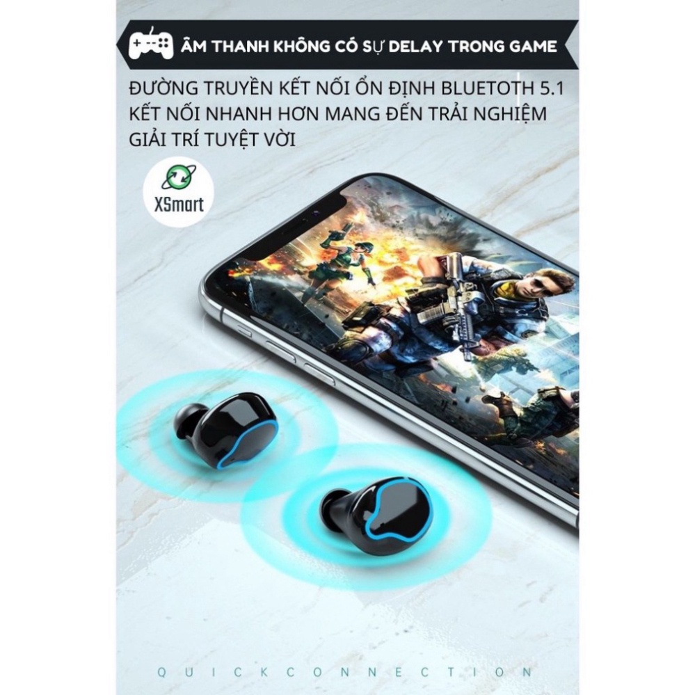 Tai Nghe Bluetooth Không Dây Thế Hệ Mới Extra Bass M8 Pro Nghe Nhạc EDM, REMIX Cực Đã Pin Siêu Trâu Dock Sạc C