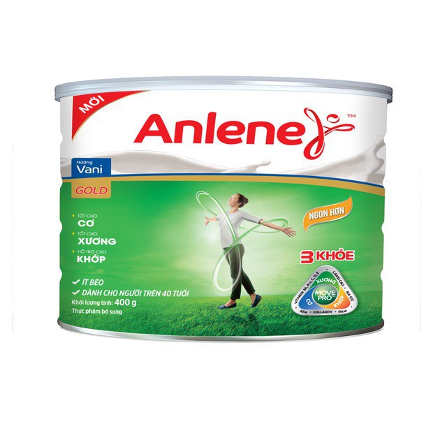 Sữa Bột Anlene Gold 3 khỏe Movepro lon 400g