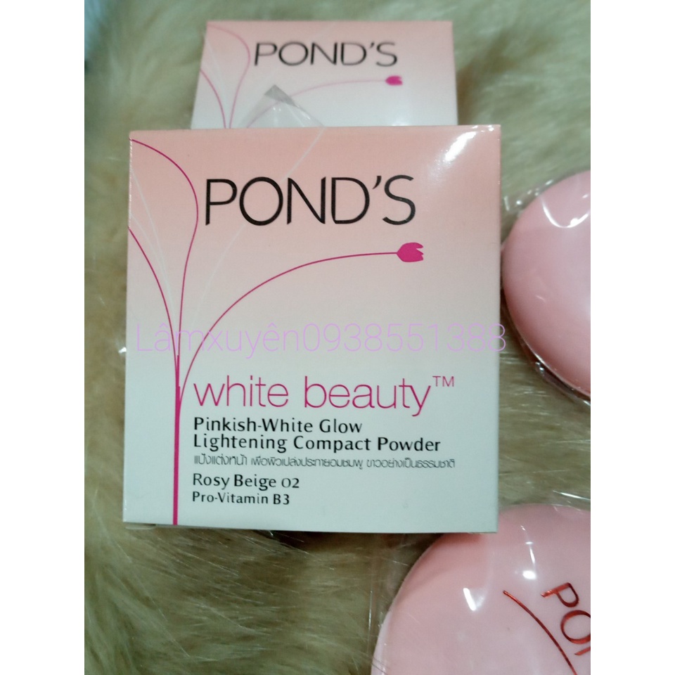 Phấn trang điểm ponds white beauty trắng hồng rạng rỡ 10g , kiềm dầu tốt ,nâng tông ,giá tận gốc ,sài siêu đã