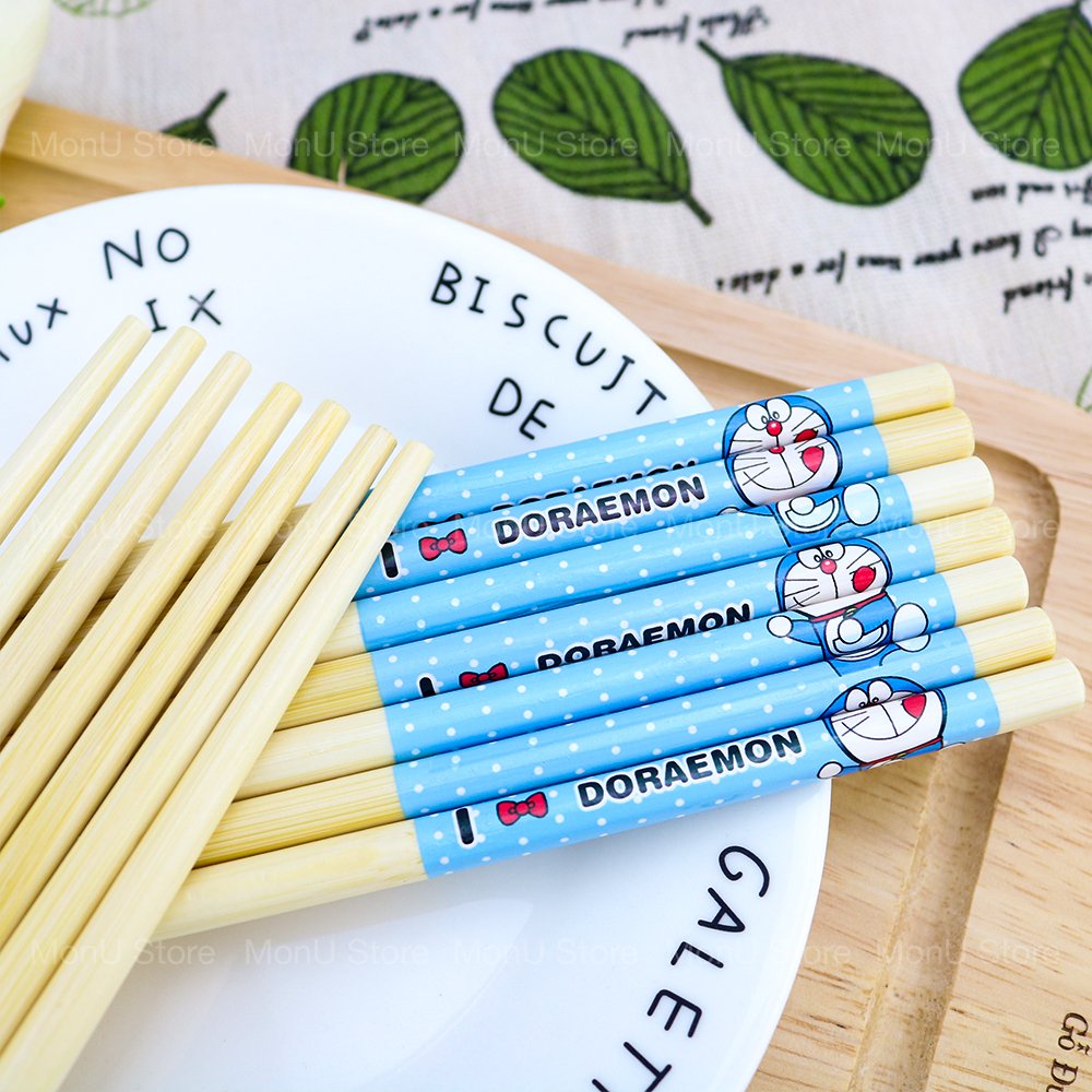 Một Đôi Đũa Tre Doraemon Dễ Thương Cute Tooyoo Bk00417