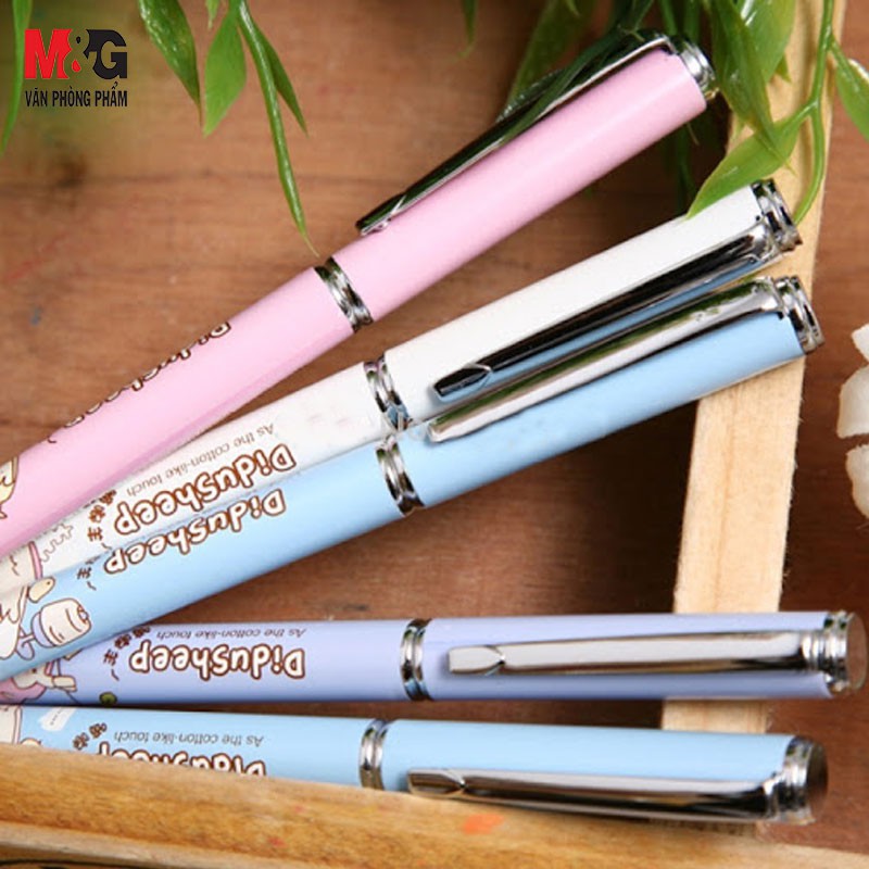 Bút máy ngòi trơn M&G AFP45601 - Thân bút hình thú nhiều màu