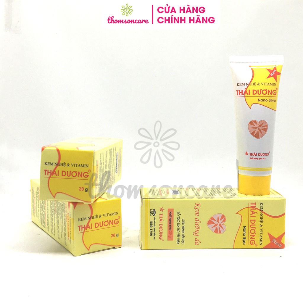 Kem nghệ và vitamin Thái Dương Nano Bạc - Giúp hết mụn, mờ thâm - Chính hãng Thái Dương | BigBuy360 - bigbuy360.vn