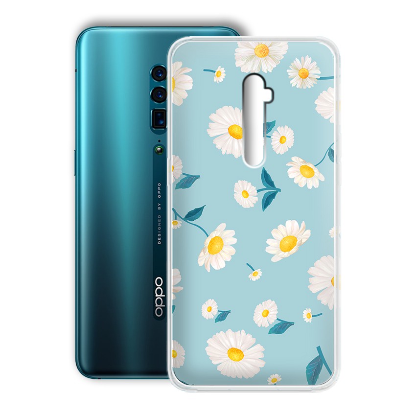 [FREESHIP ĐƠN 50K] Ốp lưng Oppo Reno 10X Zoom Edition (6.6inch) in hình hoa cỏ mùa hè độc đáo - 01230 Silicone Dẻo