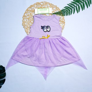 Váy xuất dư bé gái, đầm bé gái vnxk (8-22kg) thun 100% cotton cao cấp thoáng mát thấm hút tốt [Hình Thật]