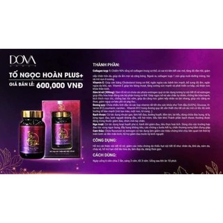 ( giá sĩ) Tố ngọc hoàn plus cộng chính hãng