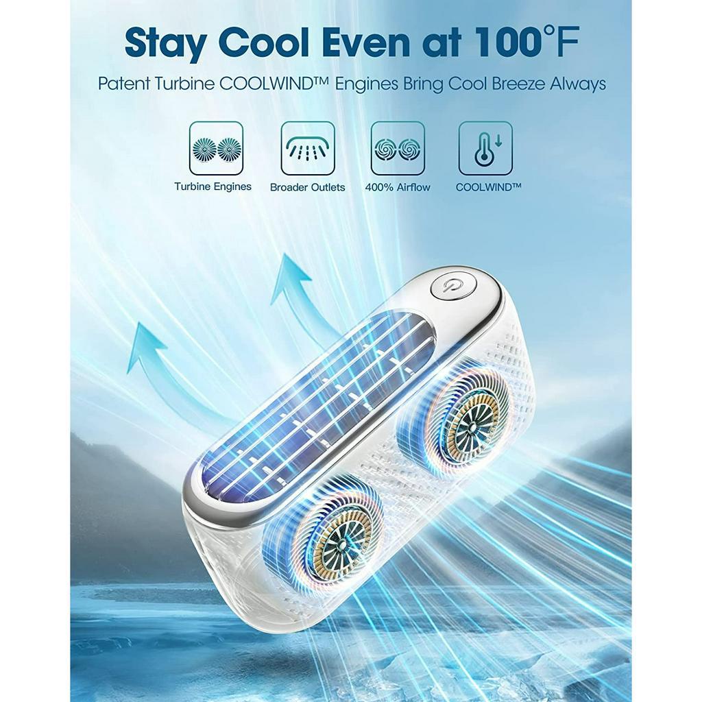 Torras Quạt mini cầm tay,, quạt sạc điện cầm tay, quạt cầm tay tích điện, 3000mAh, quạt sạc usb, đa năng