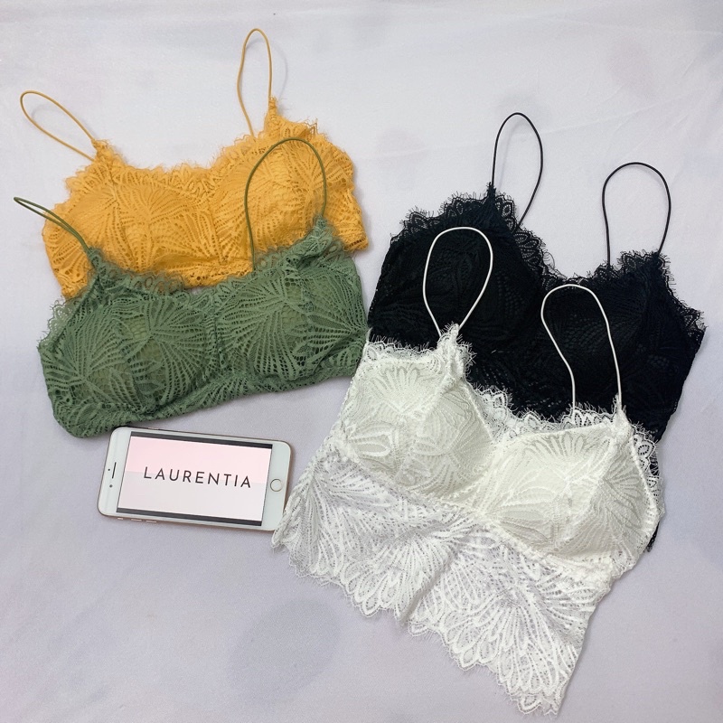 Áo bra ren 2 dây cao cấp dáng lửng BR9936