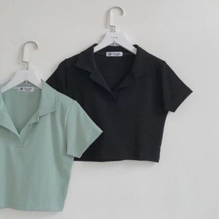 Áo Croptop POLY Nữ Vải Đẹp