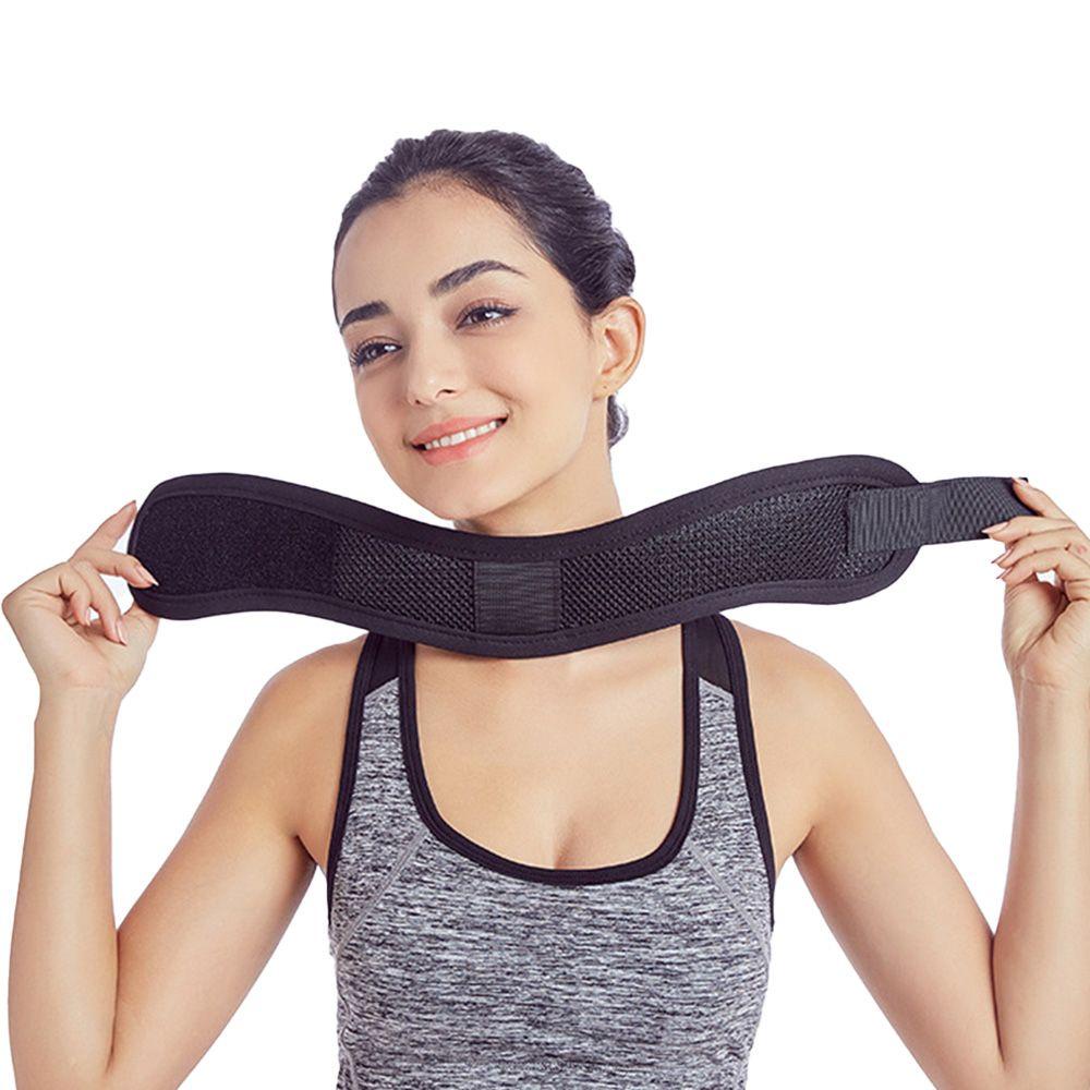 DIACHAVN Đai Đeo Cổ Hỗ Trợ Điều Chỉnh Tư Thế Lưới Thoáng Khí Mới
