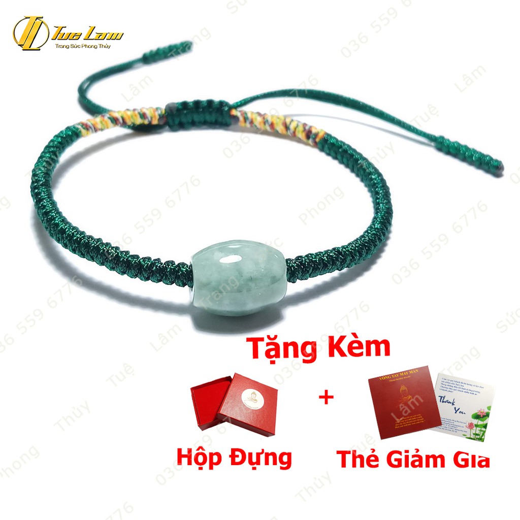 Vòng Tay Chỉ Bện Lu Thống Xanh Lá Cầu Tài Lộc - Trợ Công Danh