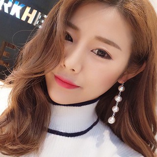Khuyên Tai Chuỗi Đính Hạt , bông tai dáng dài thời trang sành điệu