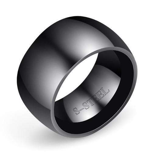 Nhẫn Nam Bản To Loại Bóng Titan Không Rỉ TT 2379