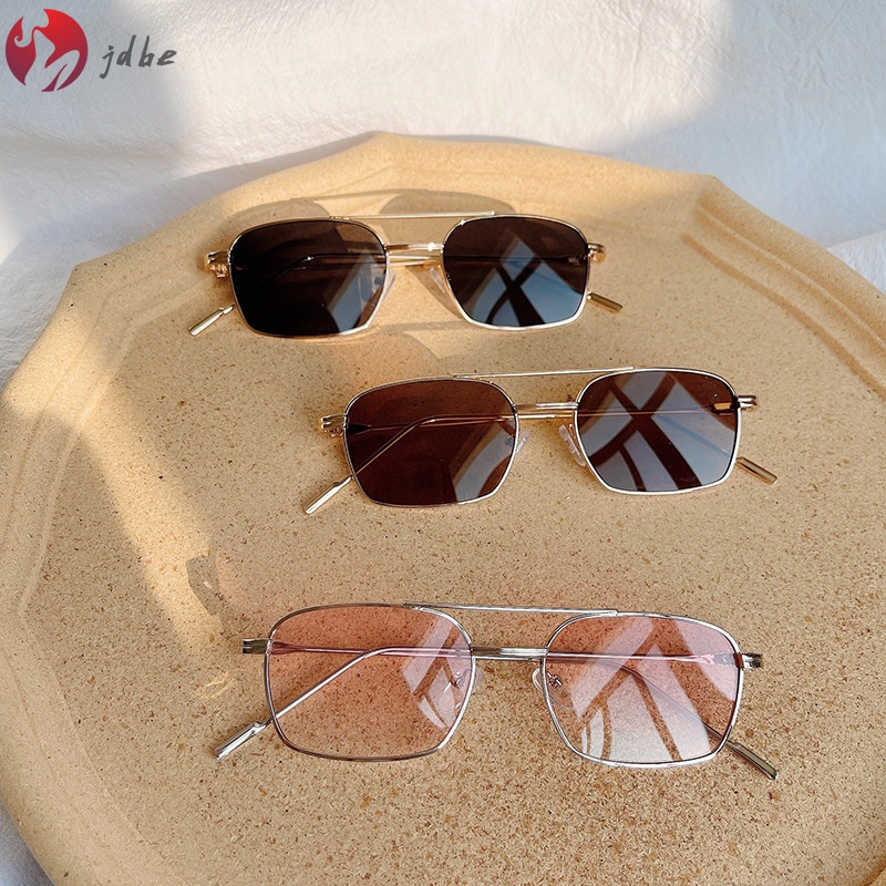 Kính Mát Gọng Kim Loại Siêu Nhẹ Nhỏ Gọn Thời Trang Cho Nam Nữ