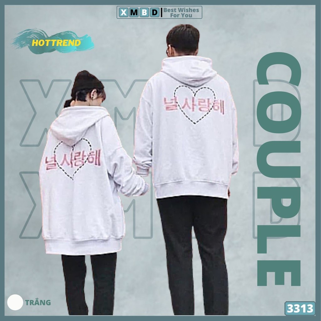 Áo Khoác Nỉ Nam Nữ "Tim Hàn" Dày Dặn Jackets Nỉ Áo Khoác Hoodie Nam TIM HỒNG - AK3313