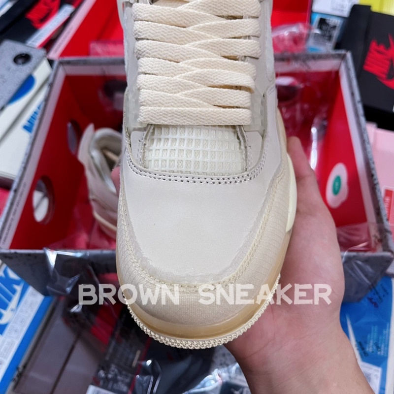 Giày AIR JORDAN 4 OFF WHITE SAIL | CAO CẤP
