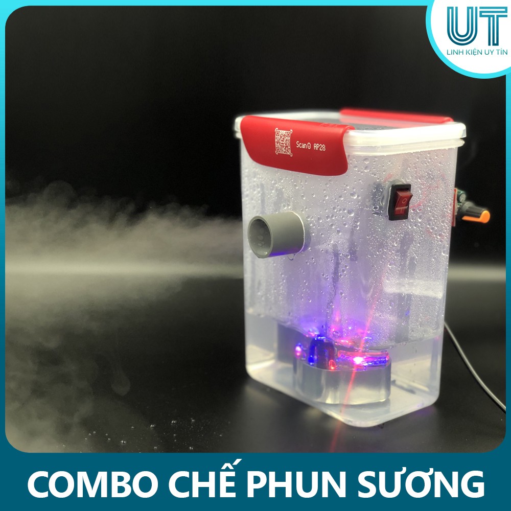 COMBO CHẾ MÁY PHUN SƯƠNG - TẠO HƠI NƯỚC 24V