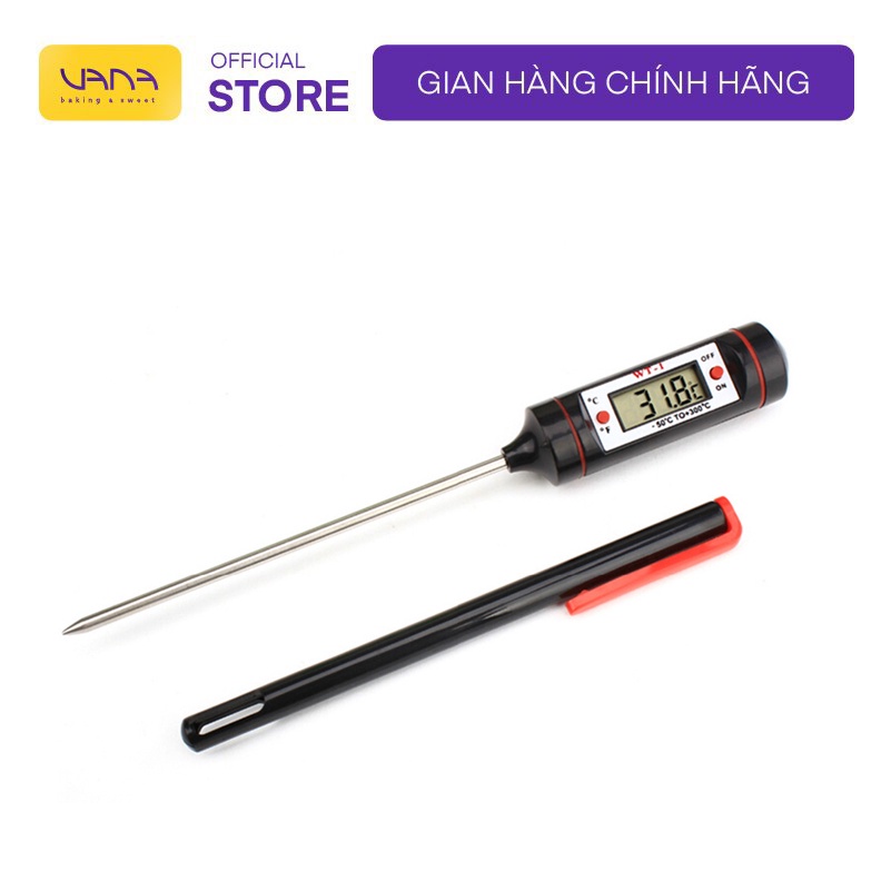 Nhiệt kế điện từ đa năng đo kẹo, sữa thực phẩm