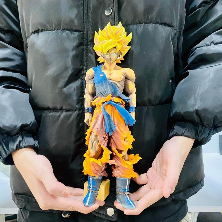 Mô hình Dragon Ball Songoku super saiyan cực chất, figure mô hình 7 viên ngọc rồng decor trang trí siêu đẹp