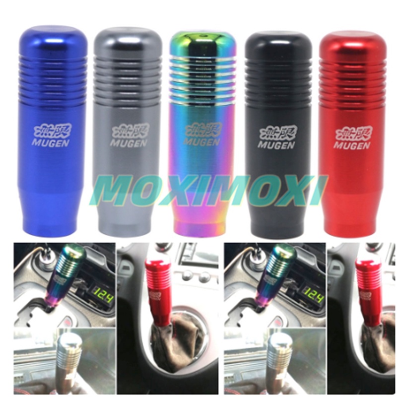 Tay Nắm Cần Số Xe Hơi Mugen Uinversal Bằng Hợp Kim Nhôm Nhiều Màu 85MM