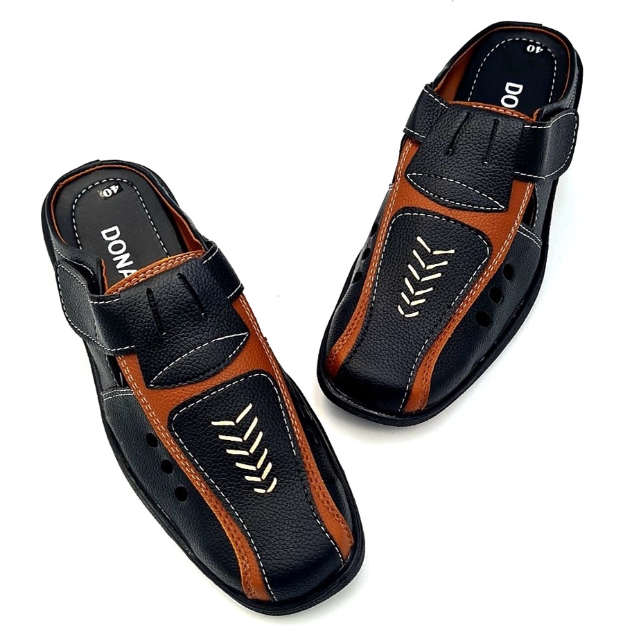 Giày lười nam cao 3cm DONAVY cao cấp, may đế chắc chắn bao đi mưa D.GM