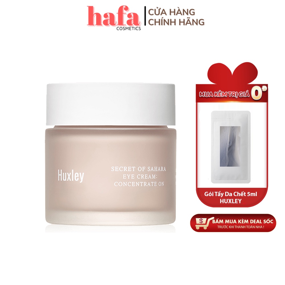 Kem Dưỡng Mắt Huxley Eye Cream; Concentrate On 30ml (+deal 0đ)