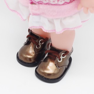 GIÀY BÚP BÊ DA BÓNG THẤP CỔ CHO DOLL BÔNG 20 CM