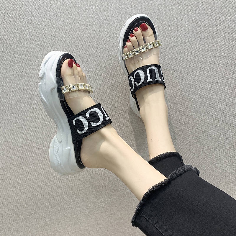 Dép Sandal Đế Dày Mềm Mại Thời Trang Mùa Hè Dành Cho Nữ