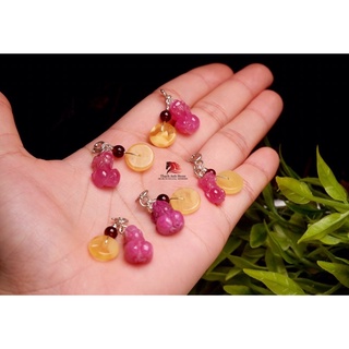 Charm móc tỳ hưu ruby