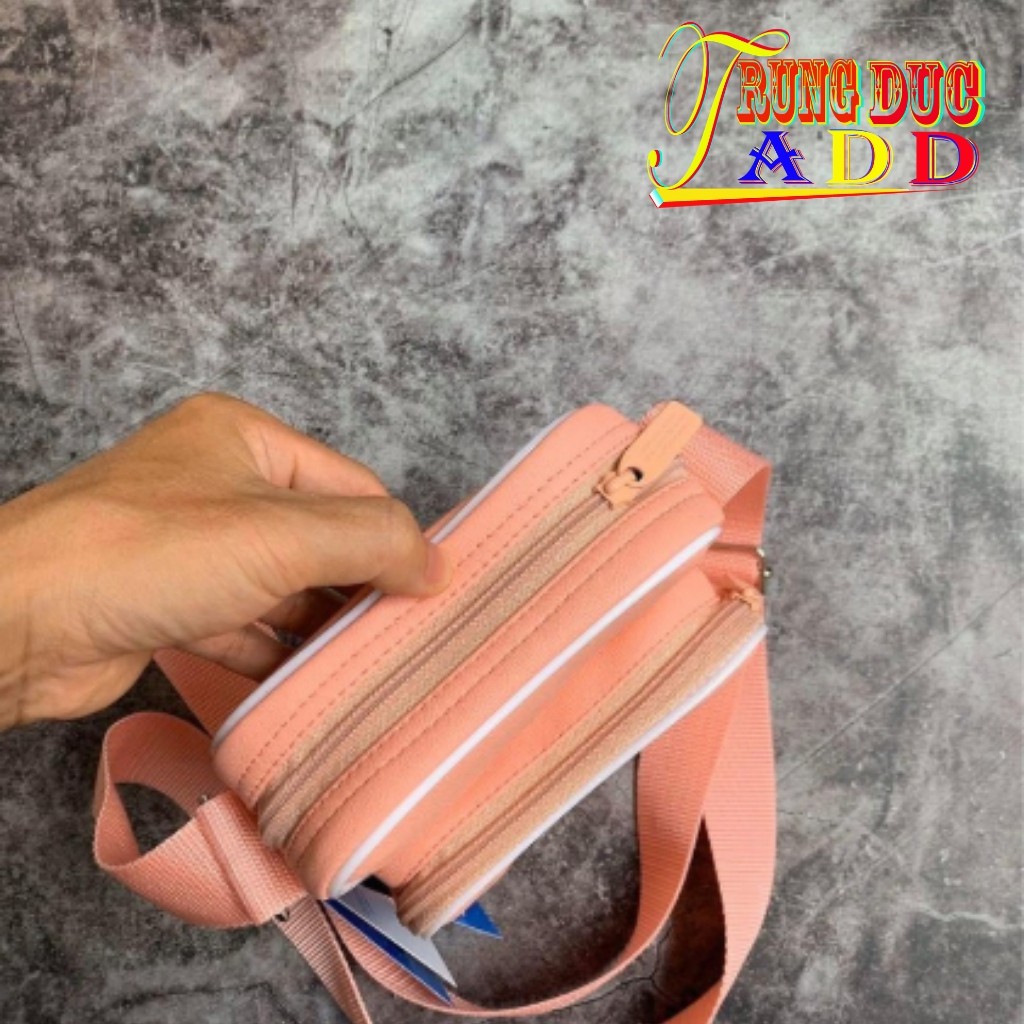 Túi Da Đeo Chéo Nữ Da Mềm Mịn Màu Hường Siêu Dễ Thương Cực Xinh Trungducadidas | BigBuy360 - bigbuy360.vn