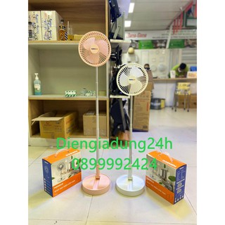 QUẠT SẠC ĐIỆN GẤP GỌN NANOCO NFF1617 CHÍNH HÃNG, QUẠT SẠC ĐỂ BÀN