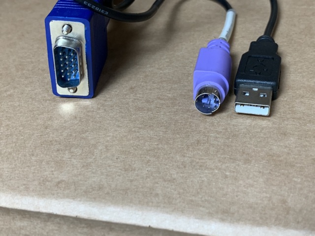 Cáp kvm PS/2, USB for SV1000 - dai 2,7m CBL0030