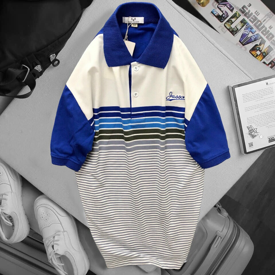 Áo Polo Nam Trung Niên Dành Tặng Ba ,thun phối cao cấp from chuẩn, thiết kế phong cách sang trọng | BigBuy360 - bigbuy360.vn