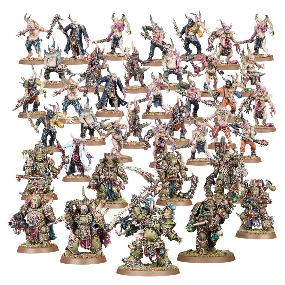 Mô hình nhân vật Warhammer 40k Combat Patrol: Death Guard