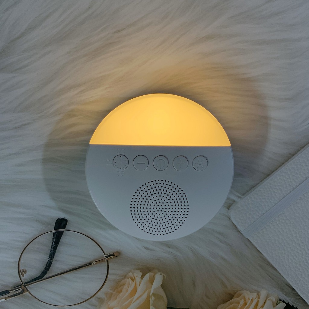 Máy tạo tiếng ồn trắng (white noise machine) - máy ru bé ngủ ngon, ngủ sâu