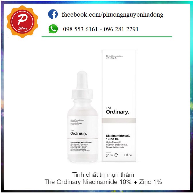 Tinh chất The Ordinary Niacinamide 10% + Zinc 1% Serum 30ml | BigBuy360 - bigbuy360.vn