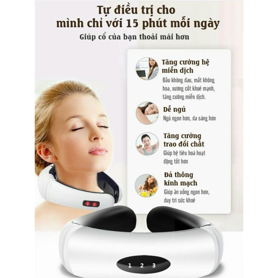 Máy Massage Cổ Vai Gáy Trị Liệu Cao Cấp  Máy Massager