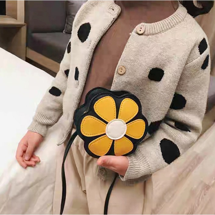 Túi đeo chéo cho bé hình bông hoa 3D xinh xắn BBShine – TX008