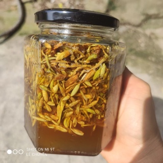 Hoa đu đủ đực ngâm mật ong