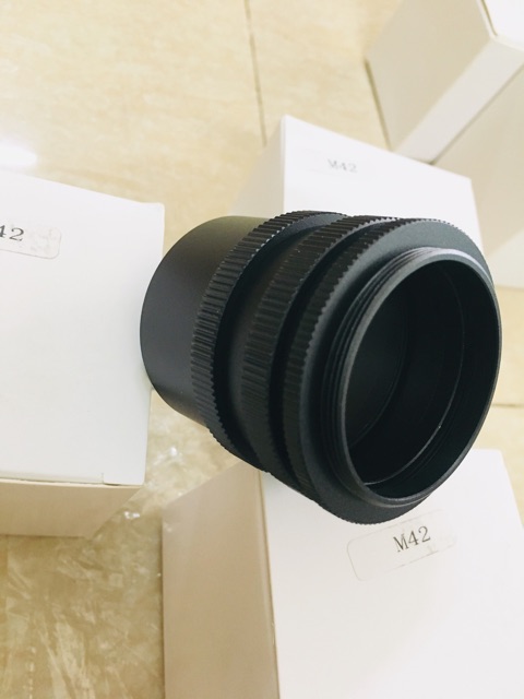 Ống nối Tube macro 3 khúc chụp macro bằng kim loại ngàm M42, dùng để chụp macro, gắn vào lens ngàm M42