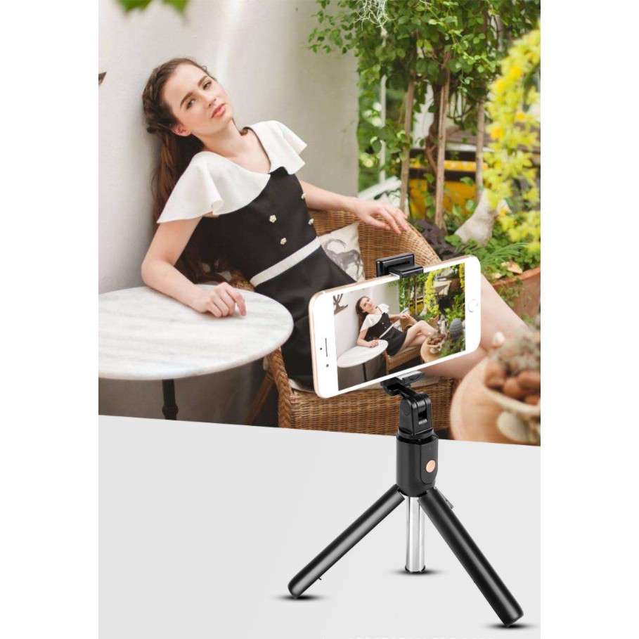 Gậy Chụp Ảnh 3 Chân Bluetooth Tripod K07 , có remote điều khiển - du lịch - căm trại - chụp hình đẹp [GẬY TỰ SƯỚNG] | WebRaoVat - webraovat.net.vn