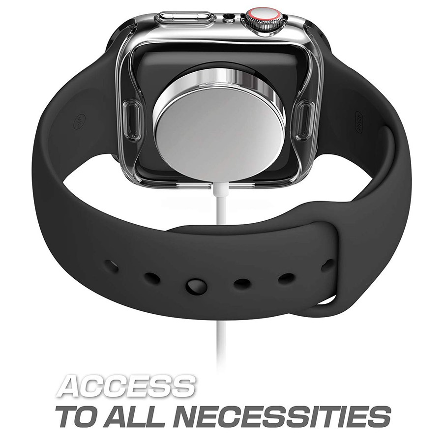 Vỏ bọc TPU mềm trong suốt bảo vệ cho đồng hồ thông minh Apple Watch 7 6 SE 5/4/3/2/1