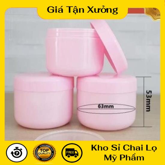 Hủ Đựng Kem ❤ TRÙM SỈ ❤ Hũ nhựa chiết kem Hồng Thái 100g , Hũ đựng mỹ phẩm , phụ kiện du lịch