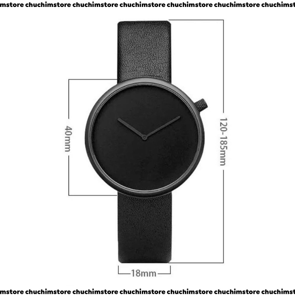 Đồng hồ TOMI dây da mặt không số cao cấp - FULL BOX - DH001