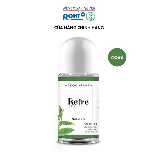 Lăn khử mùi hương tự nhiên Refre Natural 40ml/chai