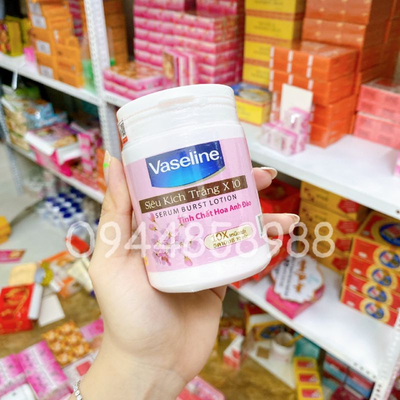 Kích trắng Vaseline chuẩn Thái 200g