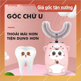 Bàn chải điện cho bé Maser V6 thế hệ mới 2021 - mẫu bàn chải điện đánh răng trẻ em cực tiện dụng và an toàn