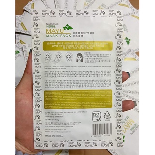 Mặt Nạ Mayu Camellia Mask Pack