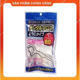 Tăm chỉ nha khoa Nhật gói 80 que